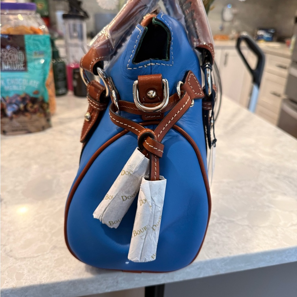 Dooney and Bourke cobalt satchel - Picture 12 of 16